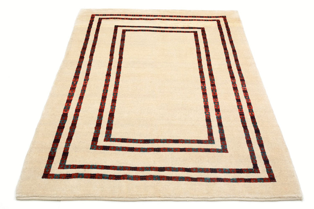 Alfombra Gabbeh - Loribaft Persa - 179 x 127 cm - beige
