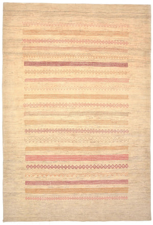 Alfombra Gabbeh - Loribaft Persa - 301 x 205 cm - arena