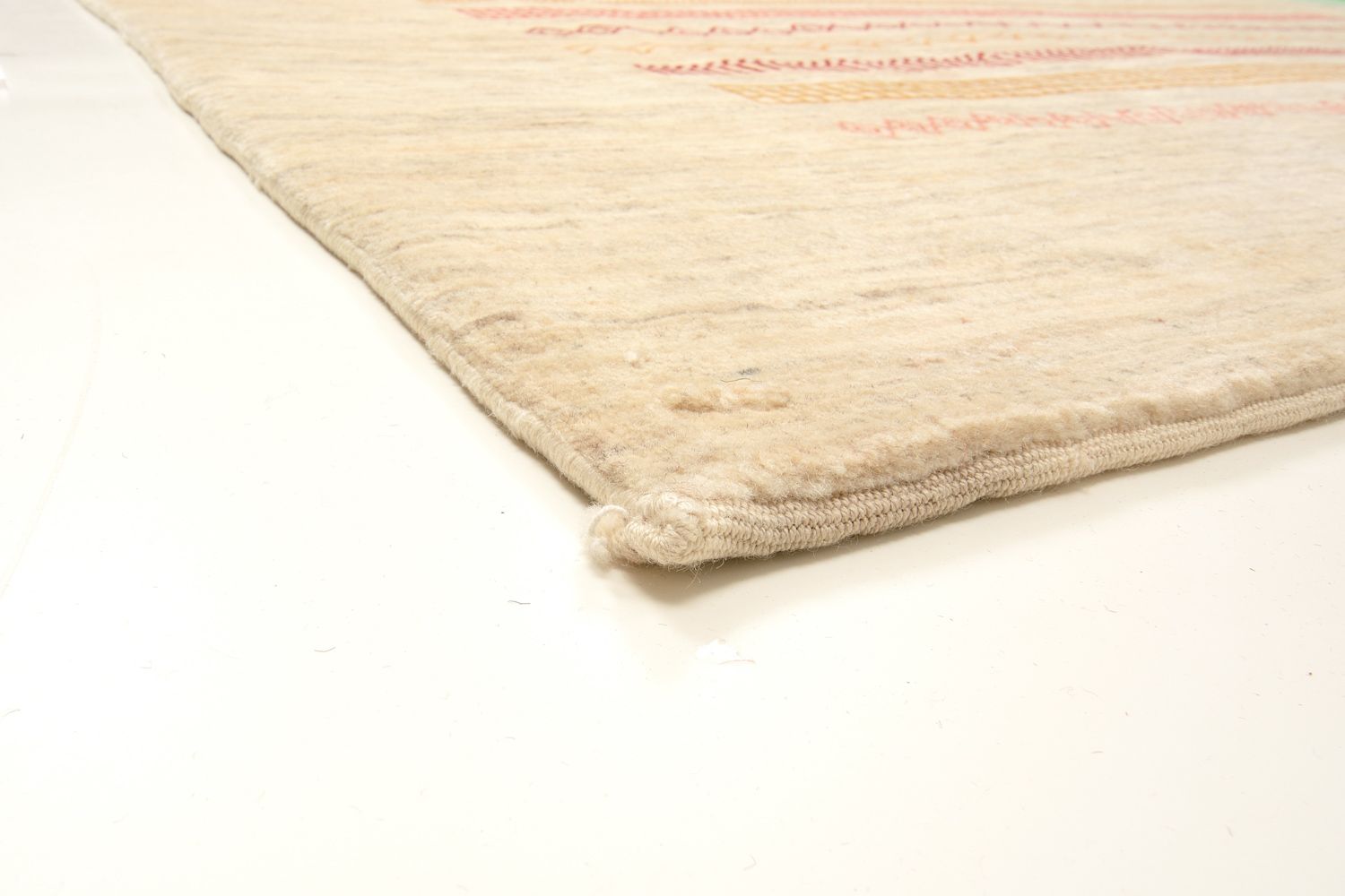 Alfombra Gabbeh - Loribaft Persa - 301 x 205 cm - arena