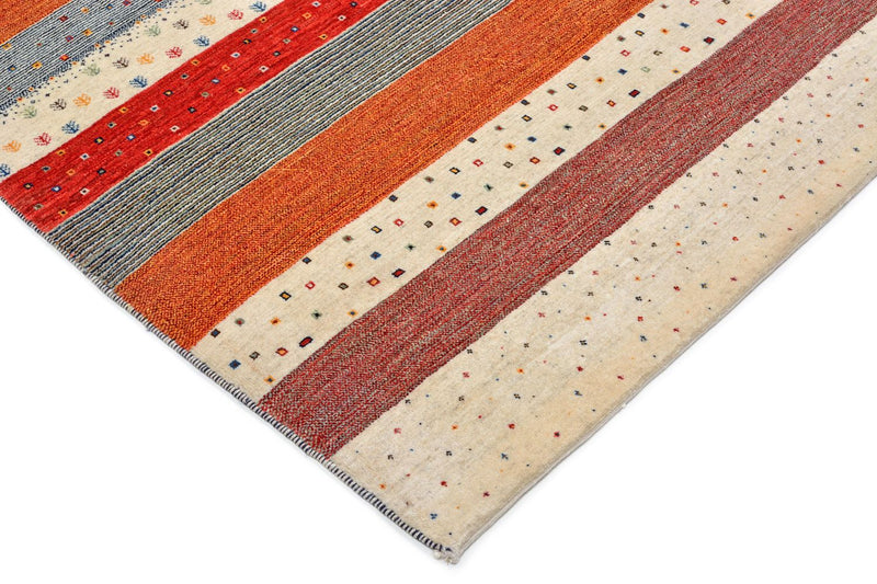 Alfombra Gabbeh - Loribaft Persa - 213 x 160 cm - multicolor