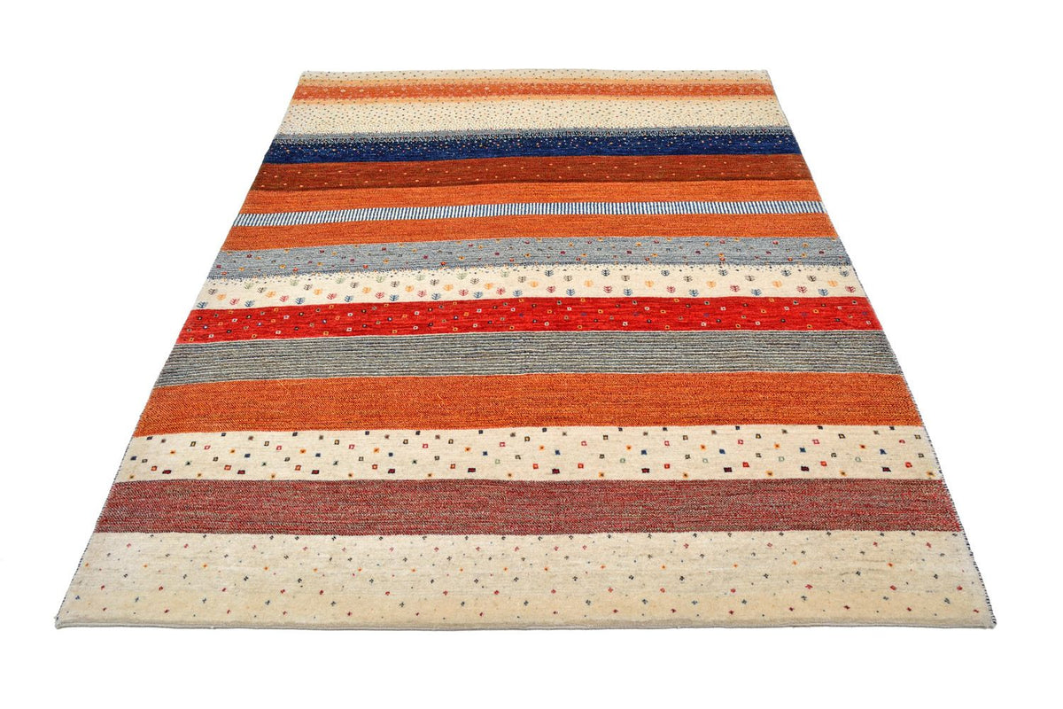 Alfombra Gabbeh - Loribaft Persa - 213 x 160 cm - multicolor