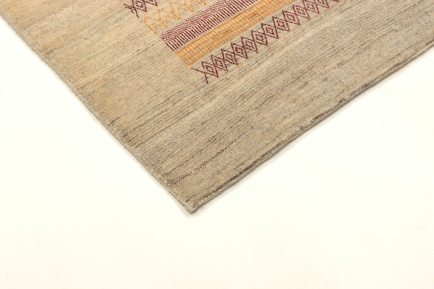 Alfombra Gabbeh - Loribaft Persa - 206 x 128 cm - arena