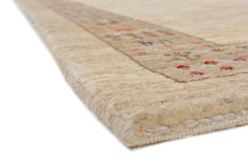 Alfombra de pasillo Alfombra Gabbeh - Loribaft Persa - 176 x 84 cm - arena