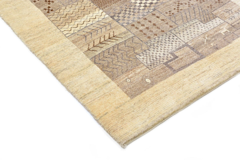 Alfombra Gabbeh - Loribaft Persa - 156 x 110 cm - arena