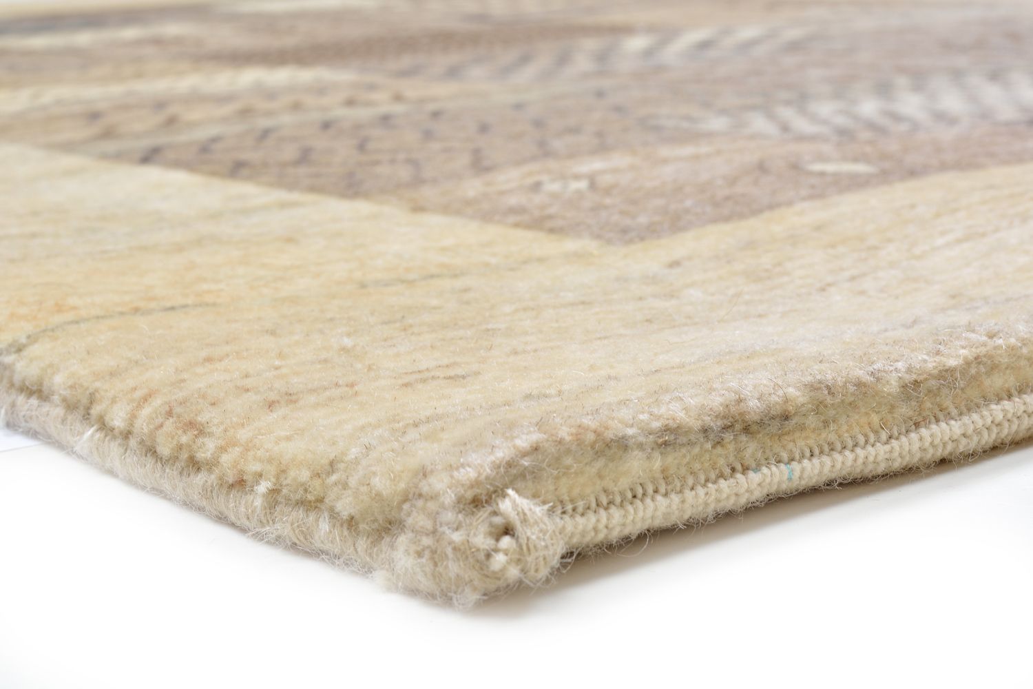 Alfombra Gabbeh - Loribaft Persa - 156 x 110 cm - arena