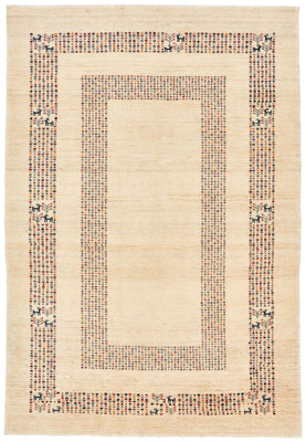 Alfombra Gabbeh - Loribaft Persa - 180 x 120 cm - beige