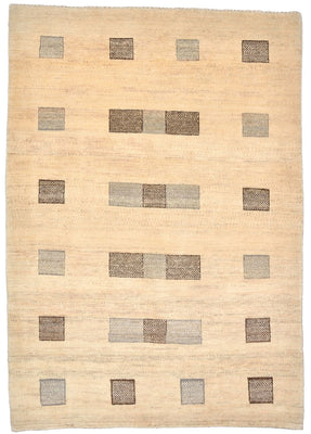 Alfombra Gabbeh - Loribaft Persa - 179 x 125 cm - marrón claro