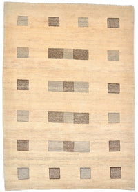 Alfombra Gabbeh - Loribaft Persa - 179 x 125 cm - marrón claro