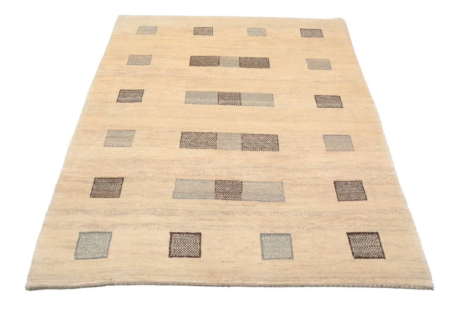 Alfombra Gabbeh - Loribaft Persa - 179 x 125 cm - marrón claro