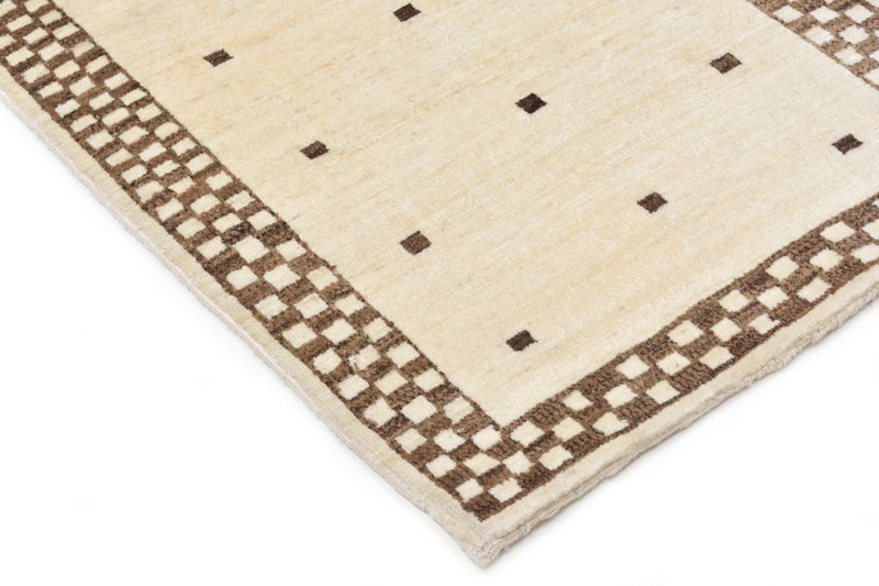 Alfombra Gabbeh - Loribaft Persa - 108 x 71 cm - arena