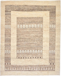 Alfombra Gabbeh - Loribaft Persa - 253 x 203 cm - arena