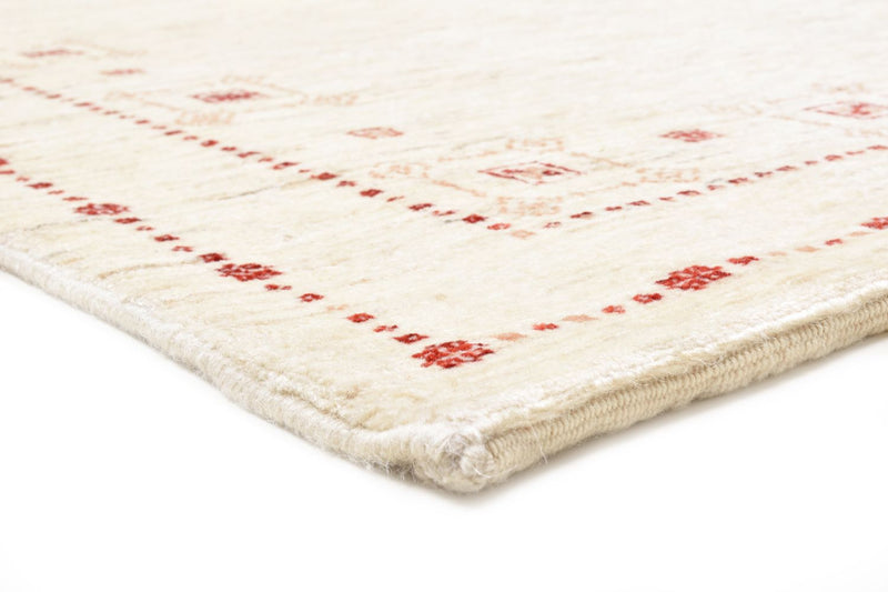 Alfombra de pasillo Alfombra Gabbeh - Loribaft Persa - 202 x 82 cm - natural