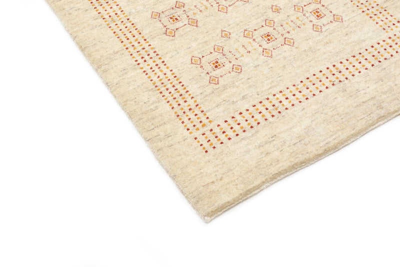 Alfombra de pasillo Alfombra Gabbeh - Loribaft Persa - 195 x 79 cm - beige