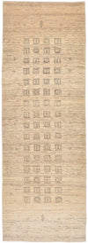Loribaft Alfombra 84x247cm - Perserteppich Wollteppich - Alfombra de pasillo / Arena / 84 x 247 cm Alfombra de pasillo