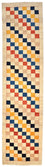 Alfombra de pasillo Alfombra Gabbeh - Loribaft Persa - 381 x 93 cm - multicolor