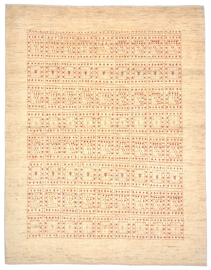 Alfombra Gabbeh - Loribaft Persa - 202 x 157 cm - beige