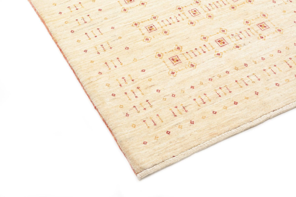 Alfombra de pasillo Alfombra Gabbeh - Loribaft Persa - 201 x 88 cm - natural