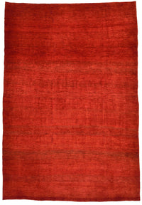 Alfombra Gabbeh - Loribaft Persa - 424 x 292 cm - rojo