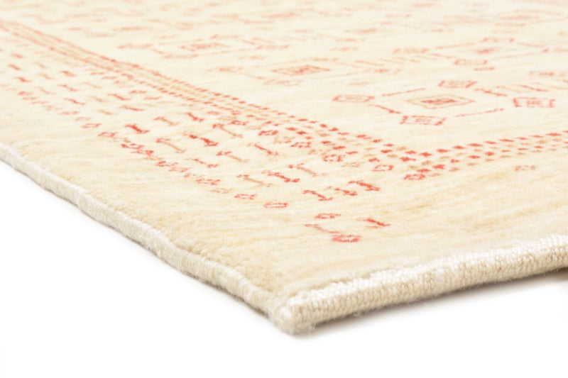 Alfombra de pasillo Alfombra Gabbeh - Loribaft Persa - 195 x 85 cm - beige