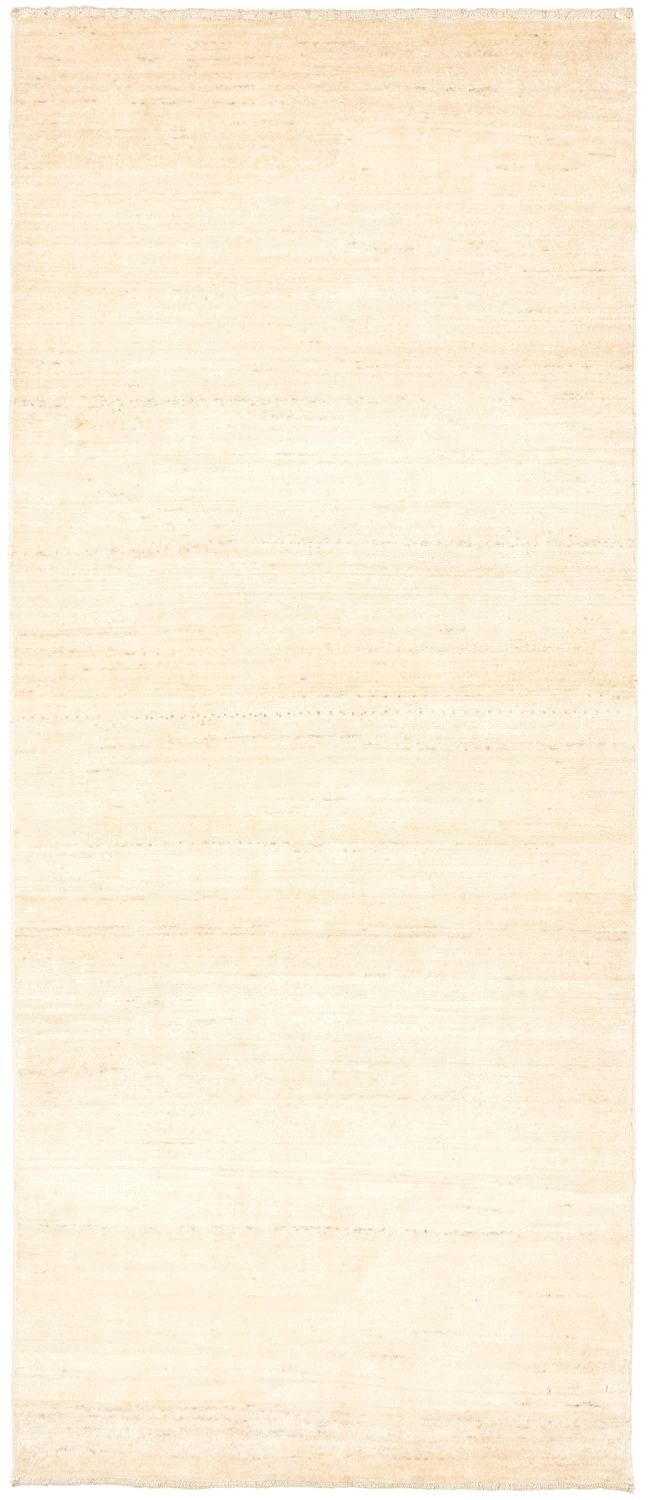 Alfombra de pasillo Alfombra Gabbeh - Loribaft Persa - 206 x 85 cm - natural