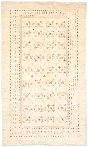 Alfombra Gabbeh - Loribaft Persa - 201 x 119 cm - beige