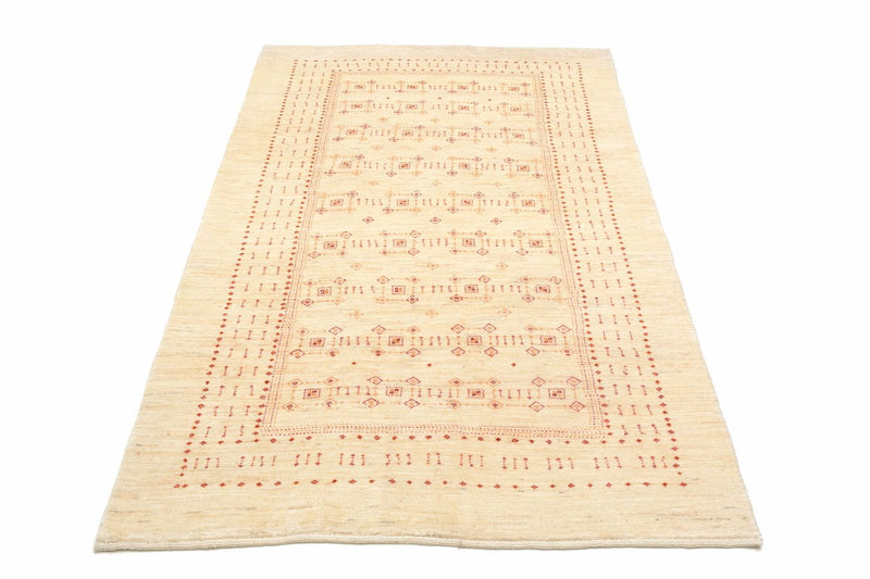 Alfombra Gabbeh - Loribaft Persa - 201 x 119 cm - beige