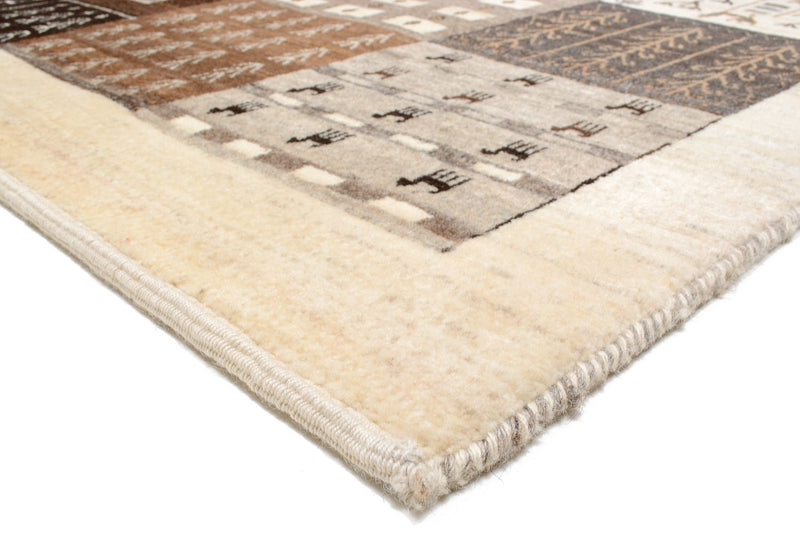 Alfombra Gabbeh - Loribaft Persa - 247 x 187 cm - marrón