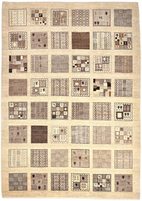 Alfombra Gabbeh - Loribaft Persa - 296 x 206 cm - marrón claro