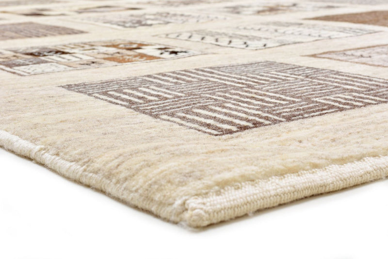 Alfombra Gabbeh - Loribaft Persa - 296 x 206 cm - marrón claro