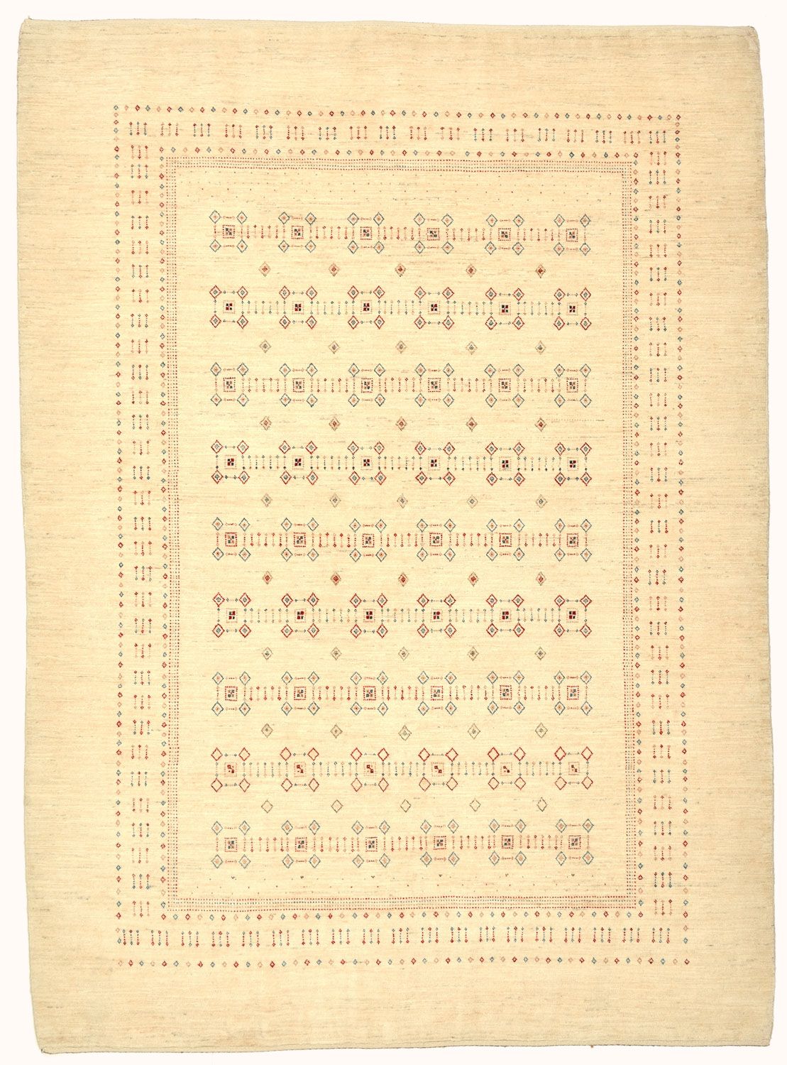 Alfombra Gabbeh - Loribaft Persa - 239 x 174 cm - beige