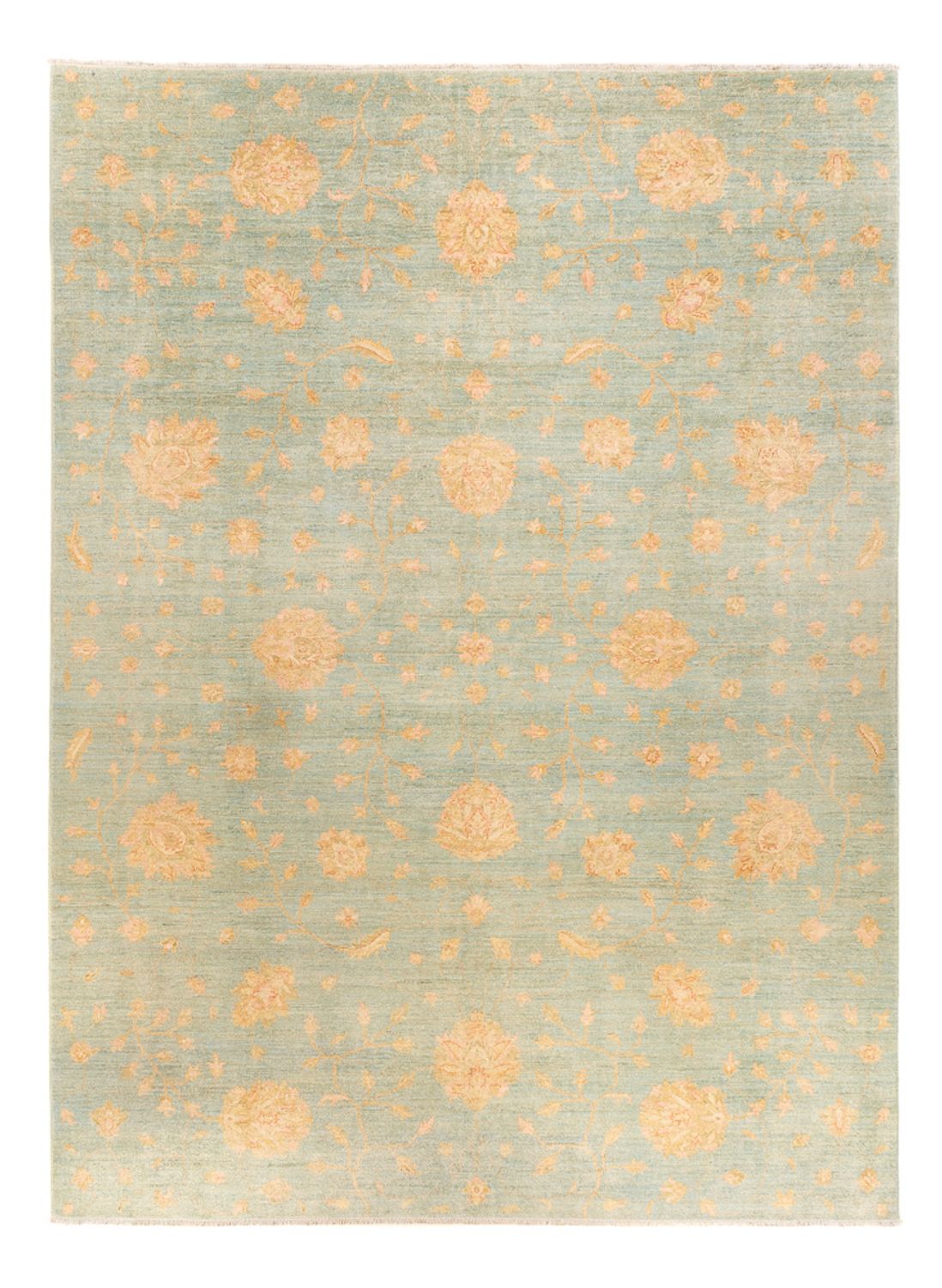 Alfombra Ziegler - 344 x 251 cm - verde claro