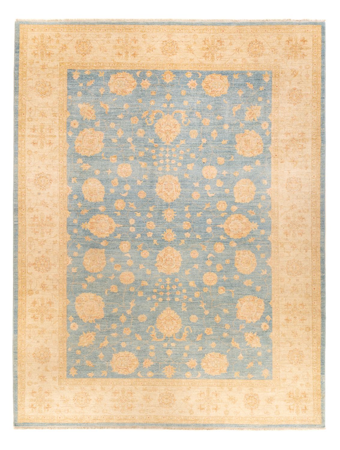 Alfombra Ziegler - 343 x 258 cm - azul claro