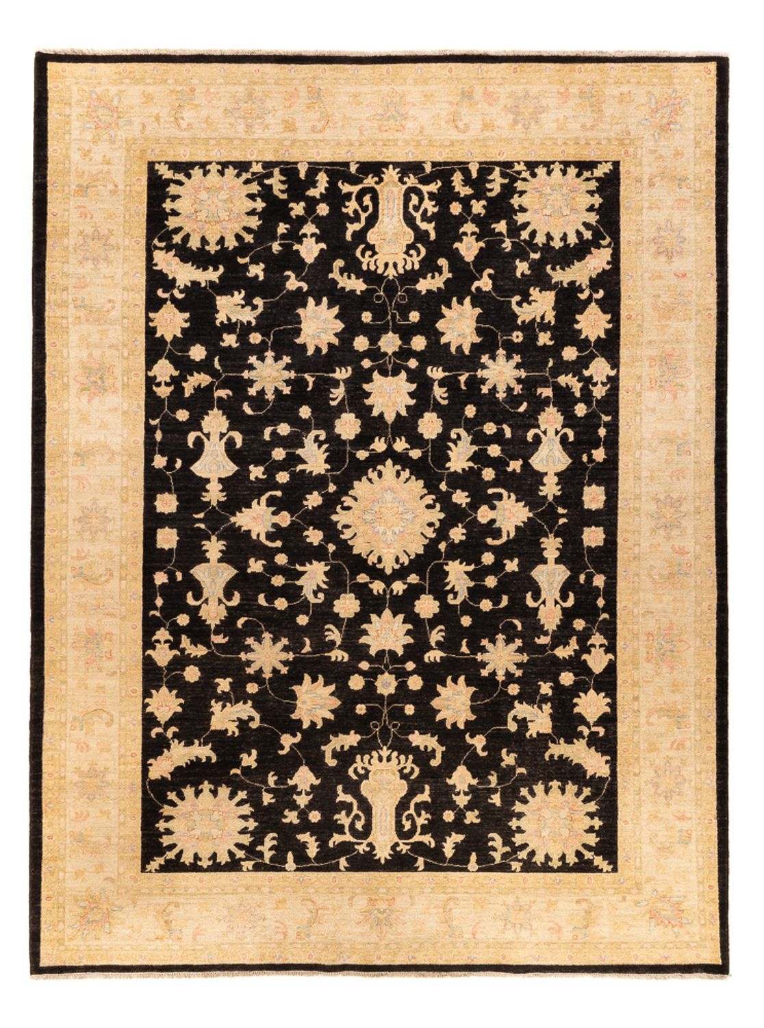 Alfombra Ziegler - 342 x 259 cm - azul oscuro