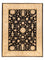Alfombra Ziegler - 342 x 259 cm - azul oscuro