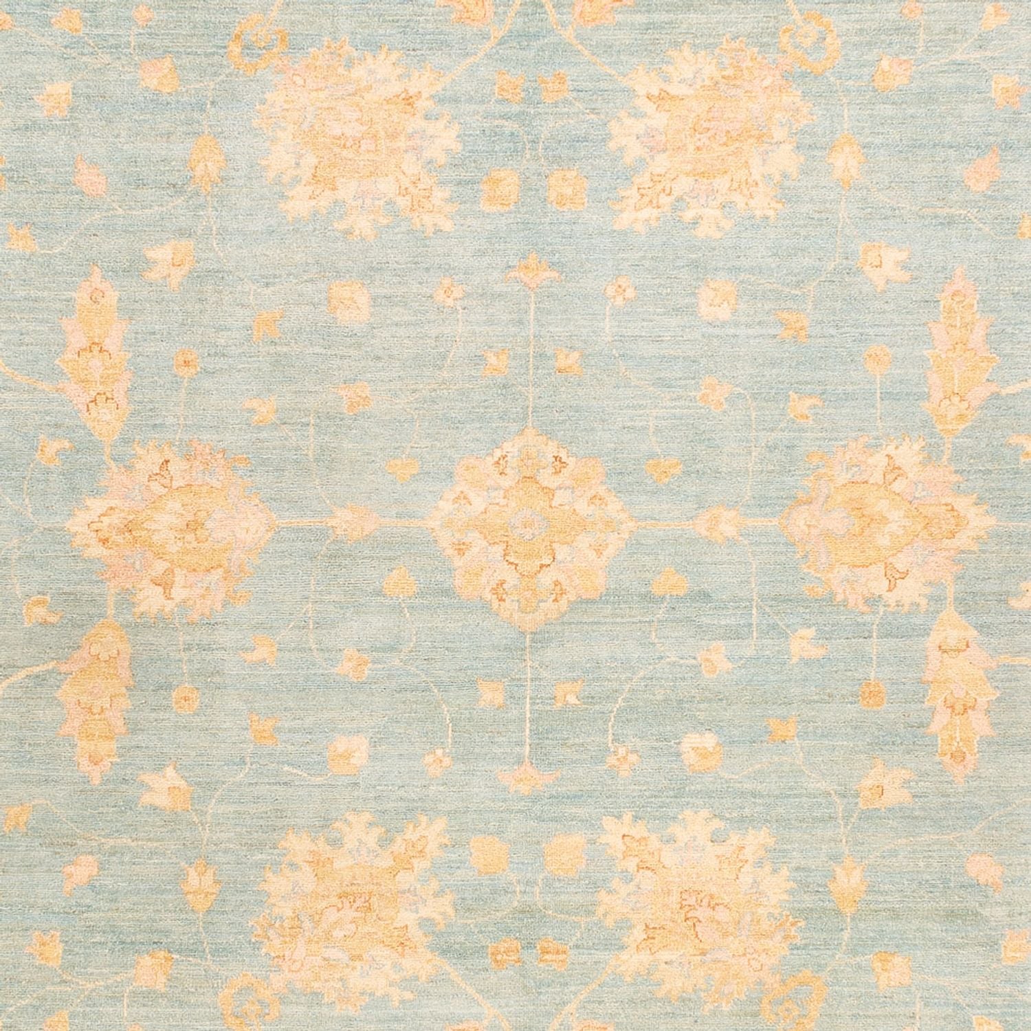 Alfombra Ziegler - 352 x 253 cm - azul claro