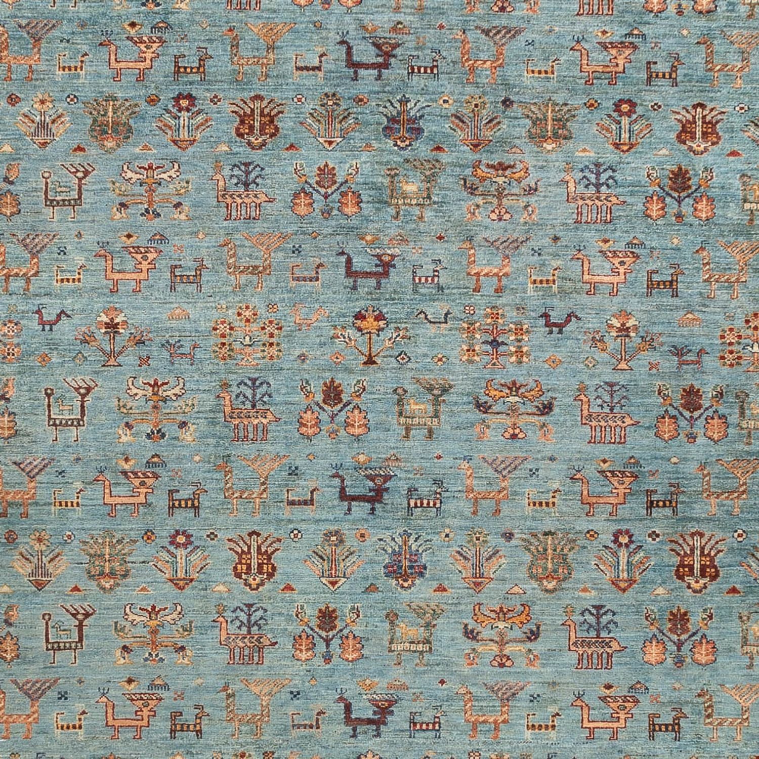 Alfombra Ziegler - Ariana - 341 x 246 cm - azul oscuro