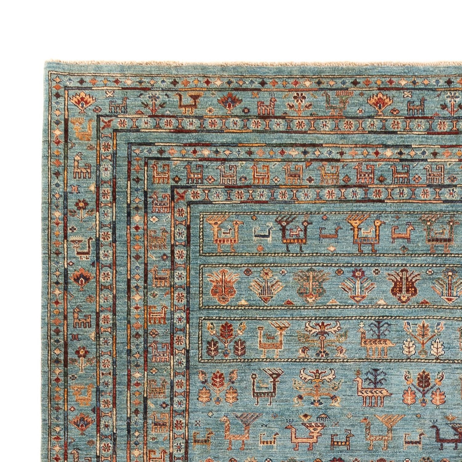Alfombra Ziegler - Ariana - 341 x 246 cm - azul oscuro