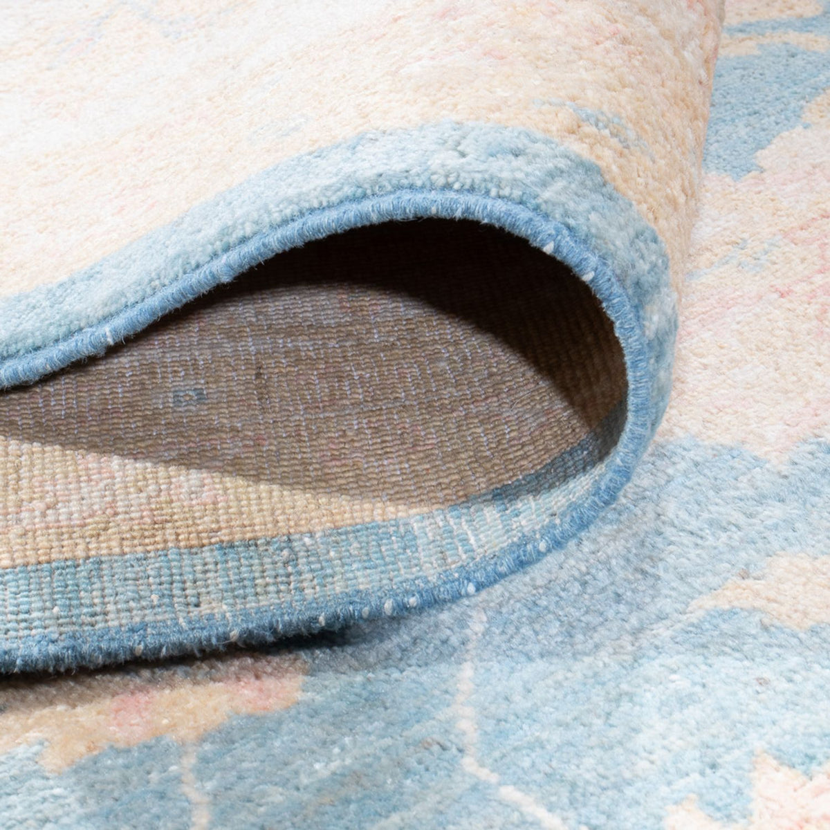 Alfombra Ziegler - 343 x 249 cm - azul claro