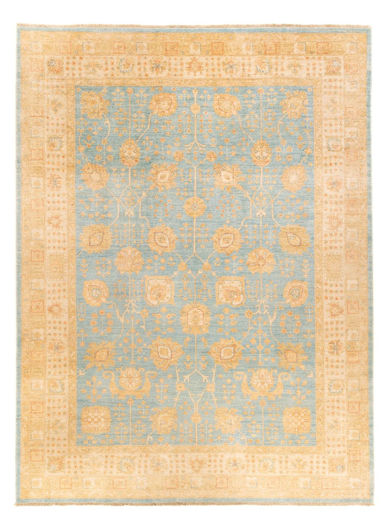 Alfombra Ziegler - 345 x 257 cm - azul claro