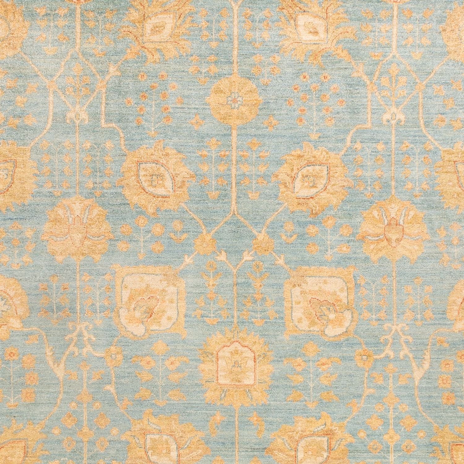 Alfombra Ziegler - 345 x 257 cm - azul claro