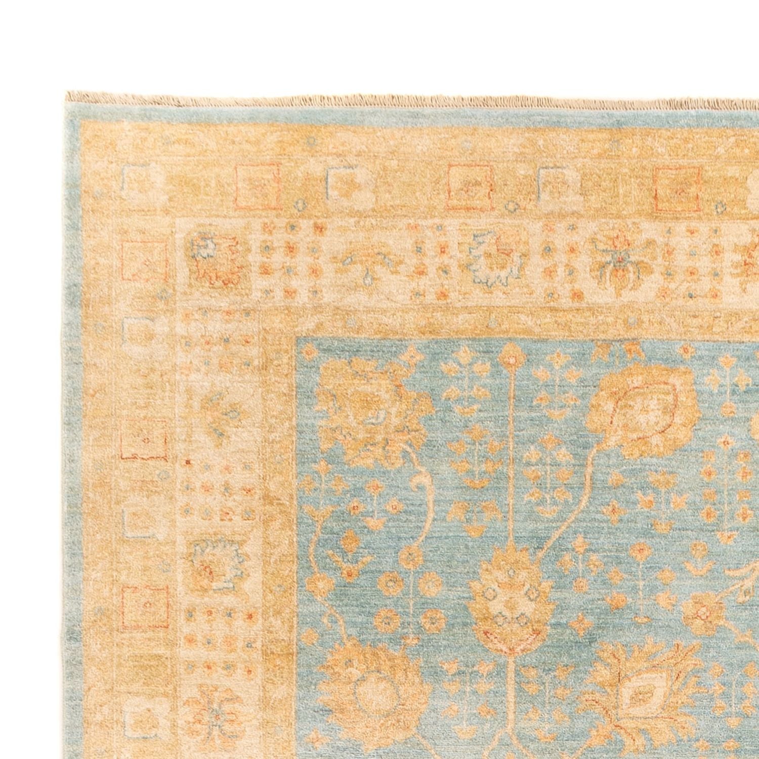 Alfombra Ziegler - 345 x 257 cm - azul claro