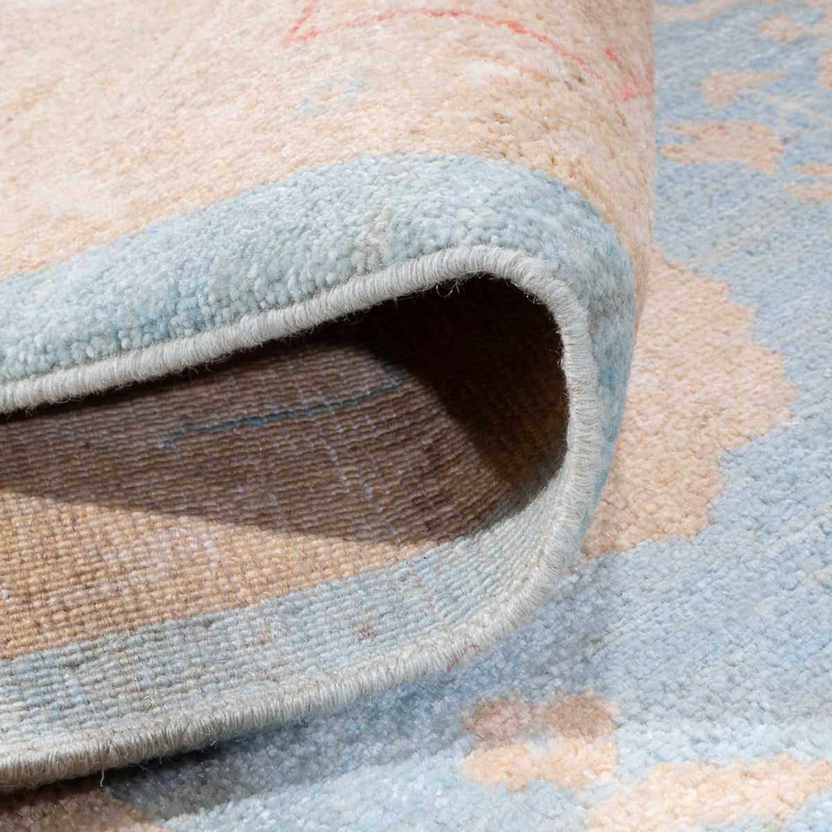 Alfombra Ziegler - 345 x 257 cm - azul claro