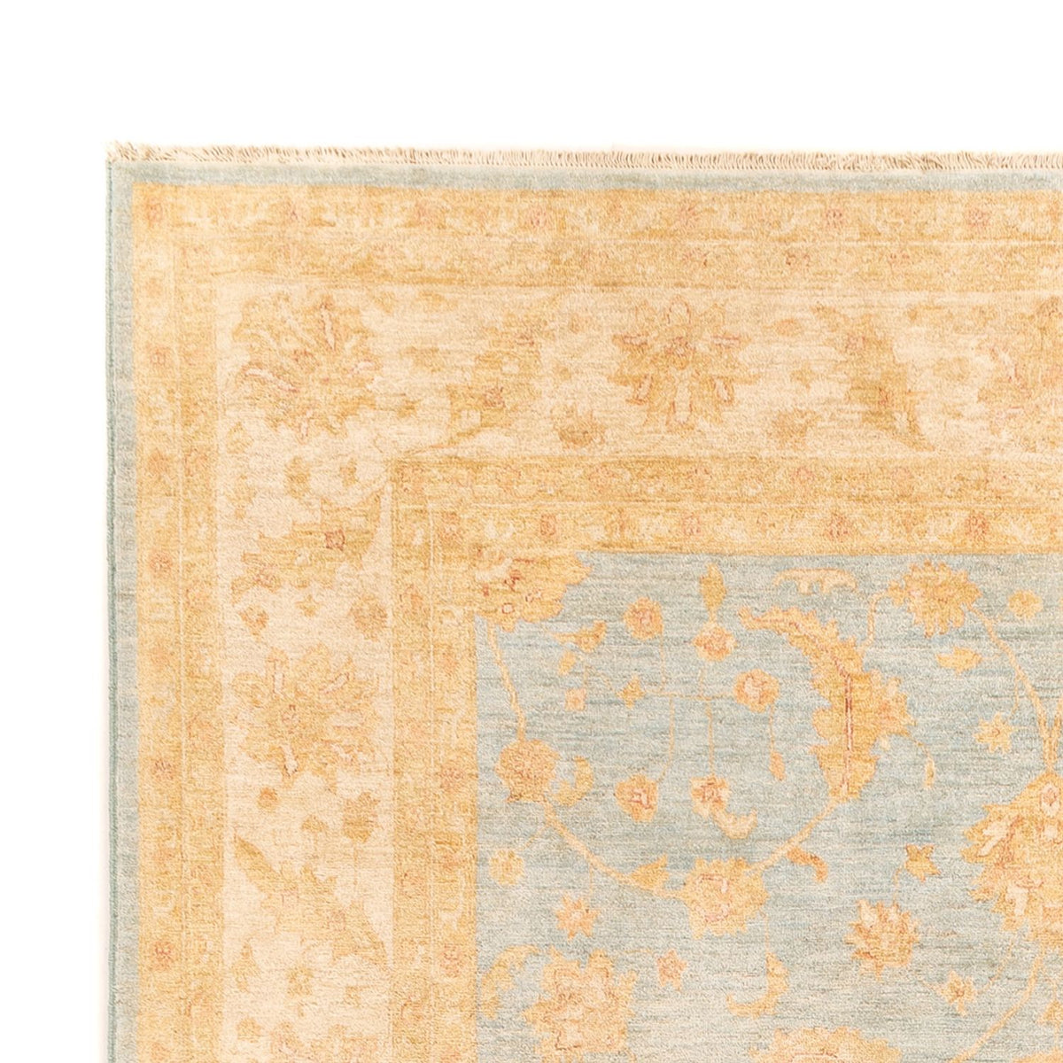 Alfombra Ziegler - 342 x 257 cm - azul claro