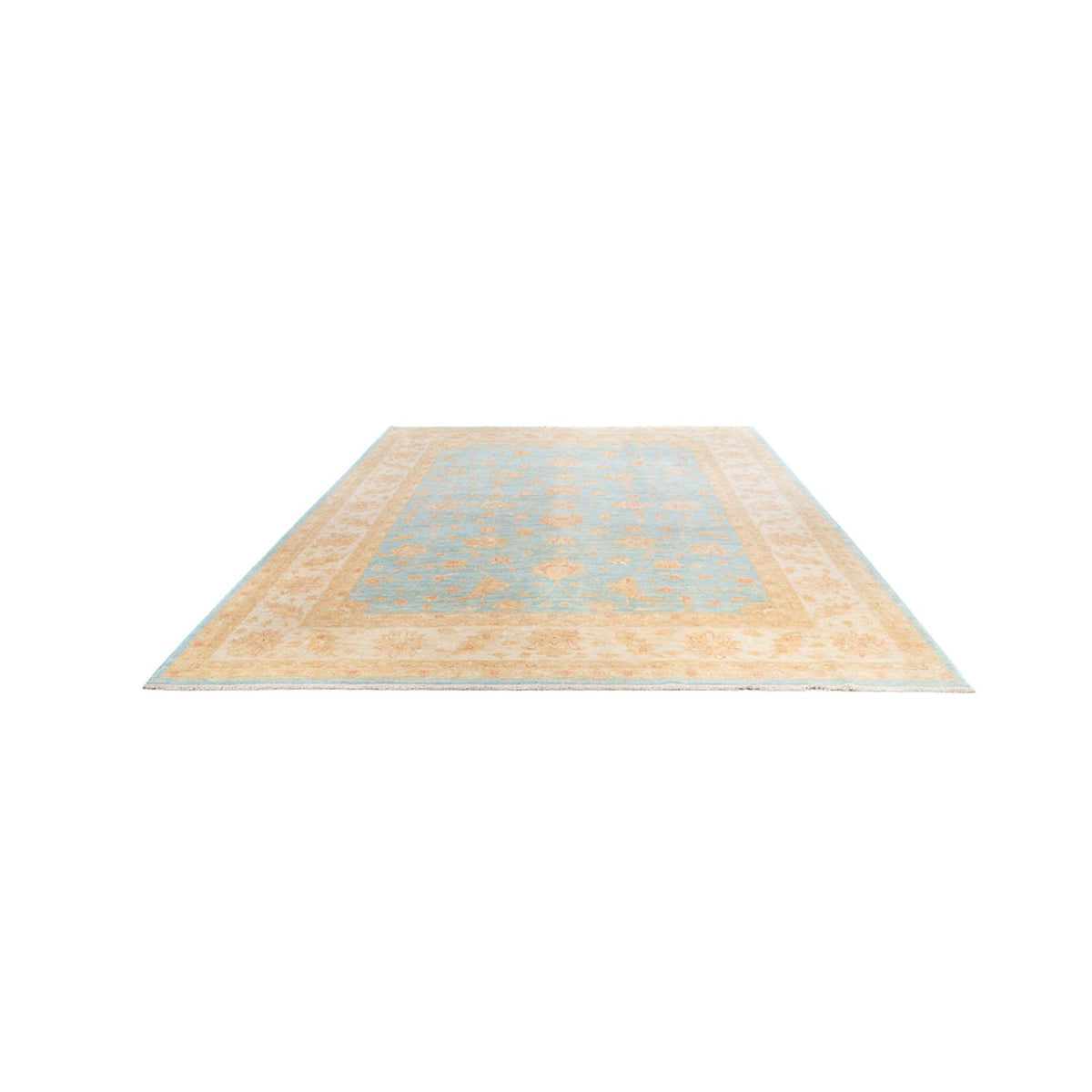 Alfombra Ziegler - 342 x 257 cm - azul claro
