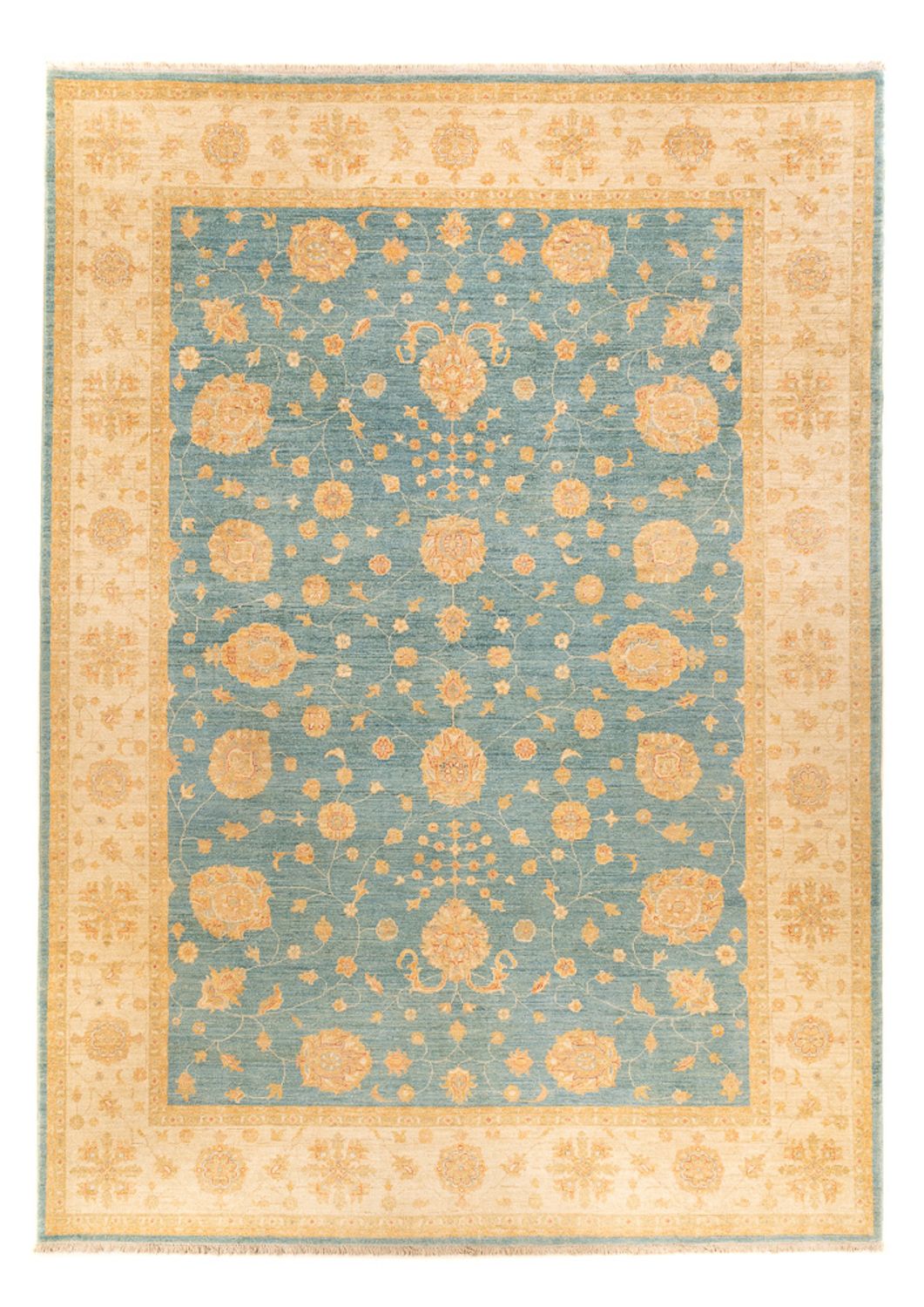 Alfombra Ziegler - 353 x 255 cm - azul