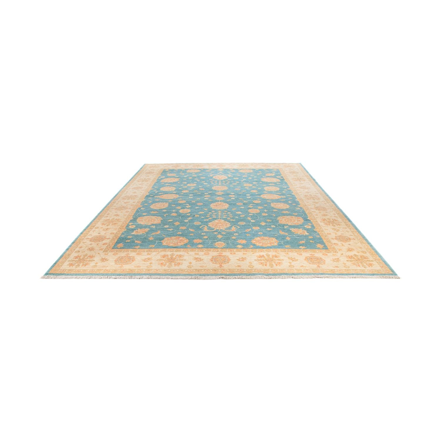Alfombra Ziegler - 353 x 255 cm - azul