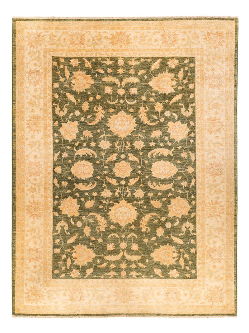 Alfombra Ziegler - 346 x 258 cm - verde oliva