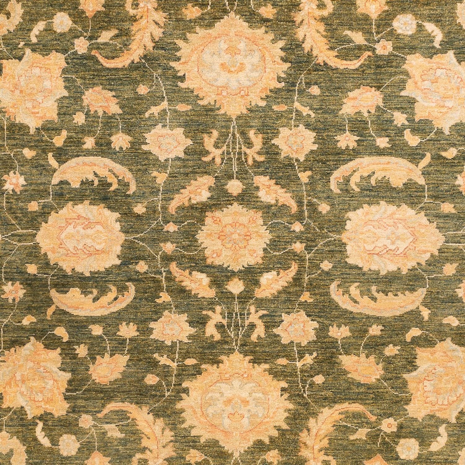 Alfombra Ziegler - 346 x 258 cm - verde oliva