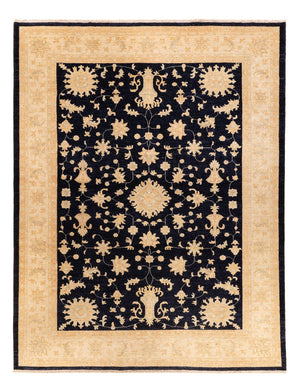 Alfombra Ziegler - 332 x 248 cm - azul oscuro