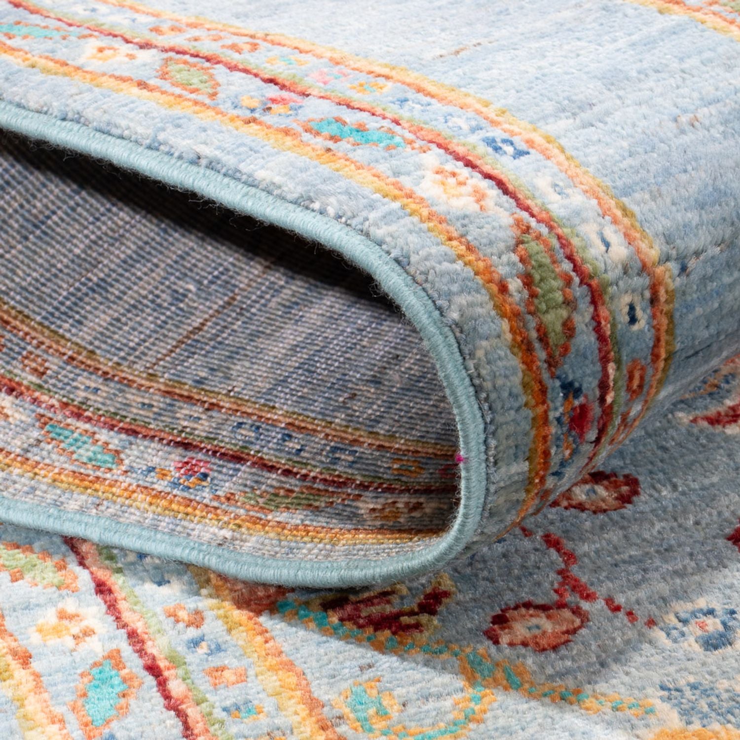 Alfombra Ziegler - Ariana - 178 x 124 cm - azul claro